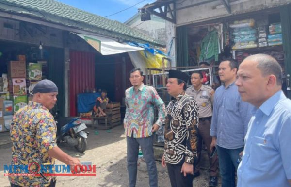 Tinjau Pasar Minggu, Wawali Bengkulu Sampaikan Rencana Renovasi Pasar